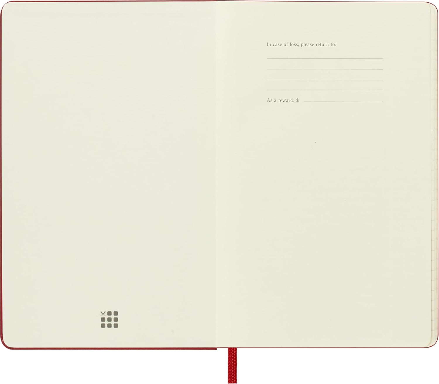 Moleskine Daily Planner, Daily Agenda 2026 12 Months, With Hard Cover and Elastic Closure, Pocket Size 9x14, Red Color