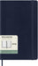 Moleskine Wochenplaner, Wochenagenda 2026 12 Monate mit Platz für Notizen, mit weichem Einband und Gummibandverschluss, Großformat 13x21, Farbe Blau