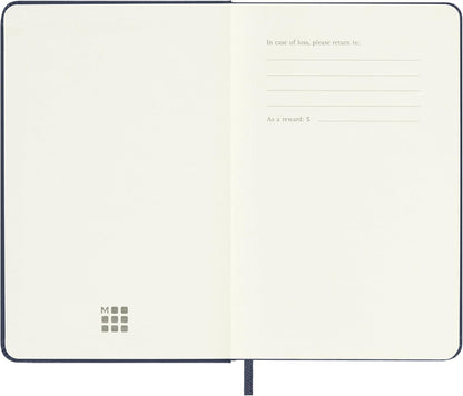 Moleskine Weekly Planner, Agenda Settimanale 2026 12 Mesi Con Spazio Per Note, Con Copertina Rigida e Chiusura Elastica, Formato Pocket 9 x 14 cm, Colore Blu