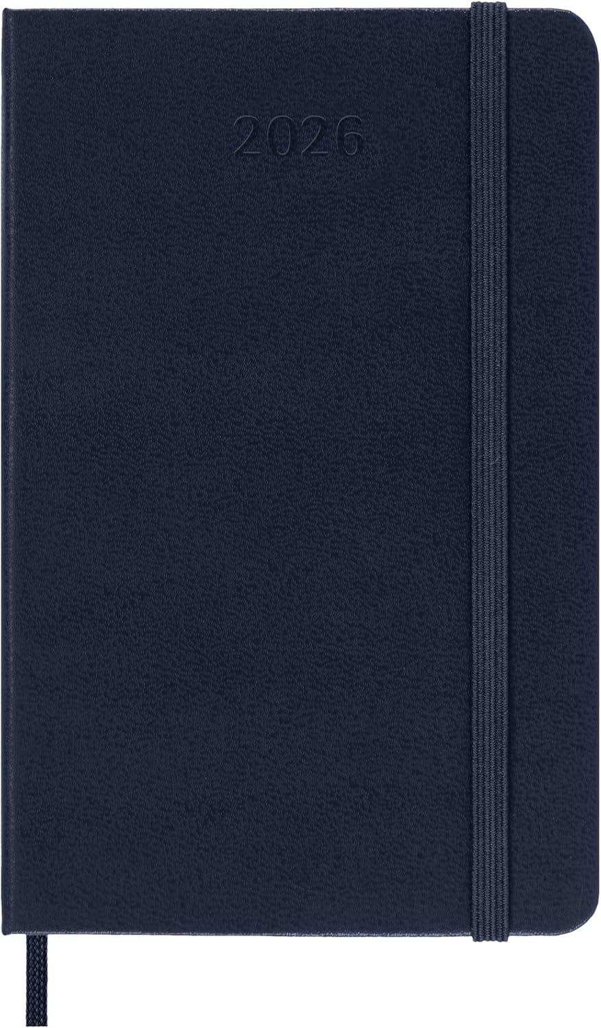 Moleskine Weekly Planner, Agenda Settimanale 2026 12 Mesi Con Spazio Per Note, Con Copertina Rigida e Chiusura Elastica, Formato Pocket 9 x 14 cm, Colore Blu