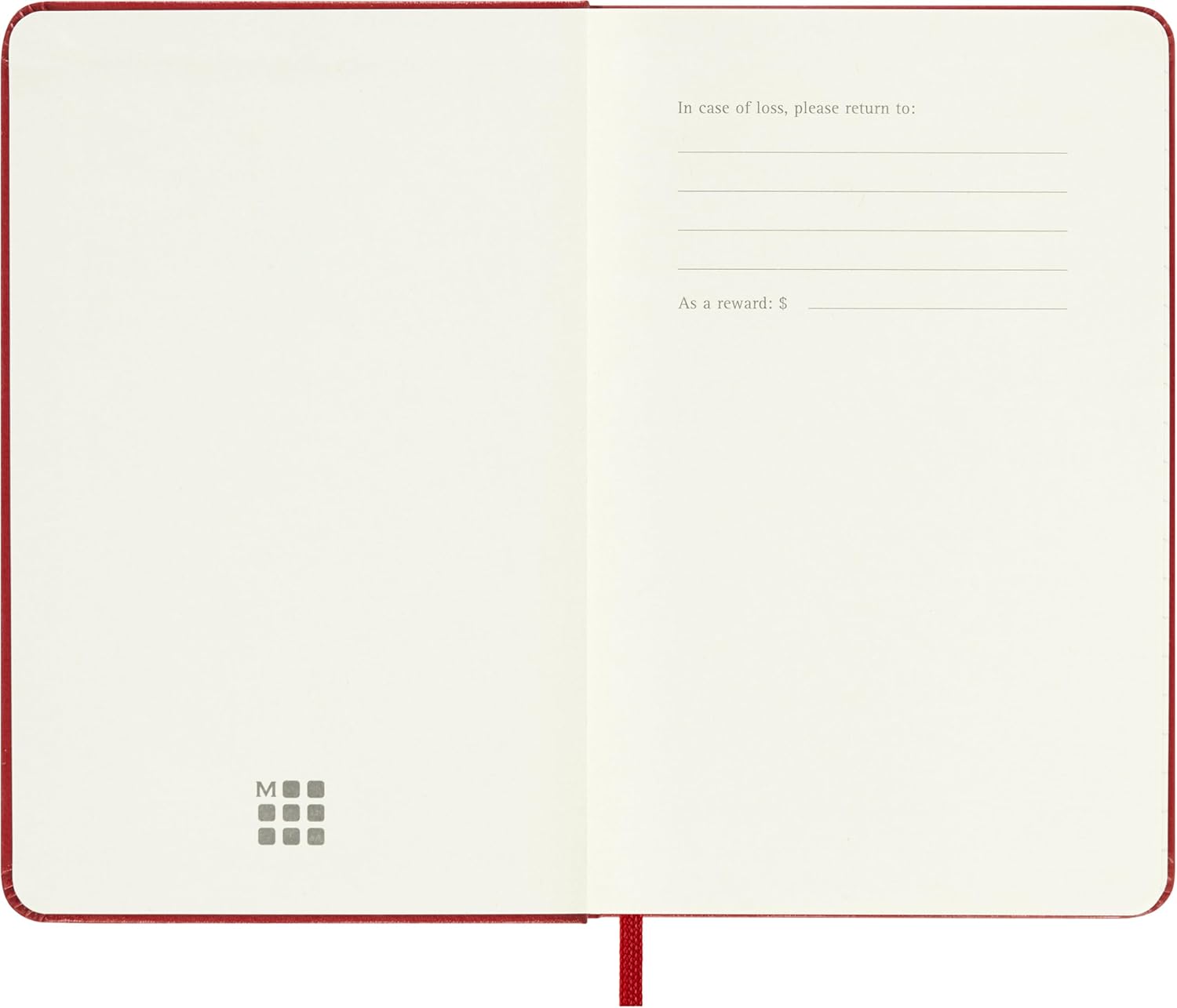 Moleskine Agenda Semanal, Agenda Semanal 2026 12 Meses Con Espacio Para Notas, Con Tapa Dura y Cierre Elástico, Formato Pocket 9x14, Color Rojo