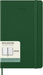 Moleskine Wochenplaner, Wochenagenda 2026 12 Monate mit Platz für Notizen, mit festem Einband und Gummibandverschluss, Großformat 13x21, Farbe Grün