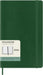 Moleskine Wochenplaner, Wochenagenda 2026 12 Monate mit Platz für Notizen, mit weichem Einband und Gummibandverschluss, Großformat 13x21, Farbe Grün