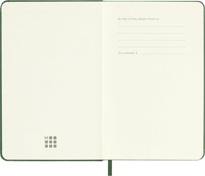 Moleskine Weekly Planner, Agenda Settimanale 2026 12 Mesi Con Spazio Per Note, Con Copertina Rigida e Chiusura Elastica, Formato Pocket 9 x 14 cm, Colore Verde