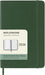 Moleskine Agenda Semanal, Agenda Semanal 2026 12 Meses Con Espacio Para Notas, Con Tapa Blanda y Cierre Elástico, Formato de Bolsillo 9x14, Color Verde Mirto
