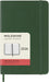Moleskine Daily Planner, Daily Agenda 2026 12 Months, With Soft Cover and Elastic Closure, Pocket Size 9x14, Green Color