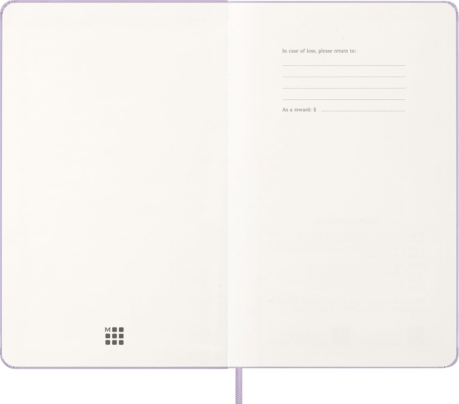 Moleskine Daily Planner, Daily Agenda 2026 12 Months, With Hard Cover and Elastic Closure, Large Format 13x21, Lilac Color