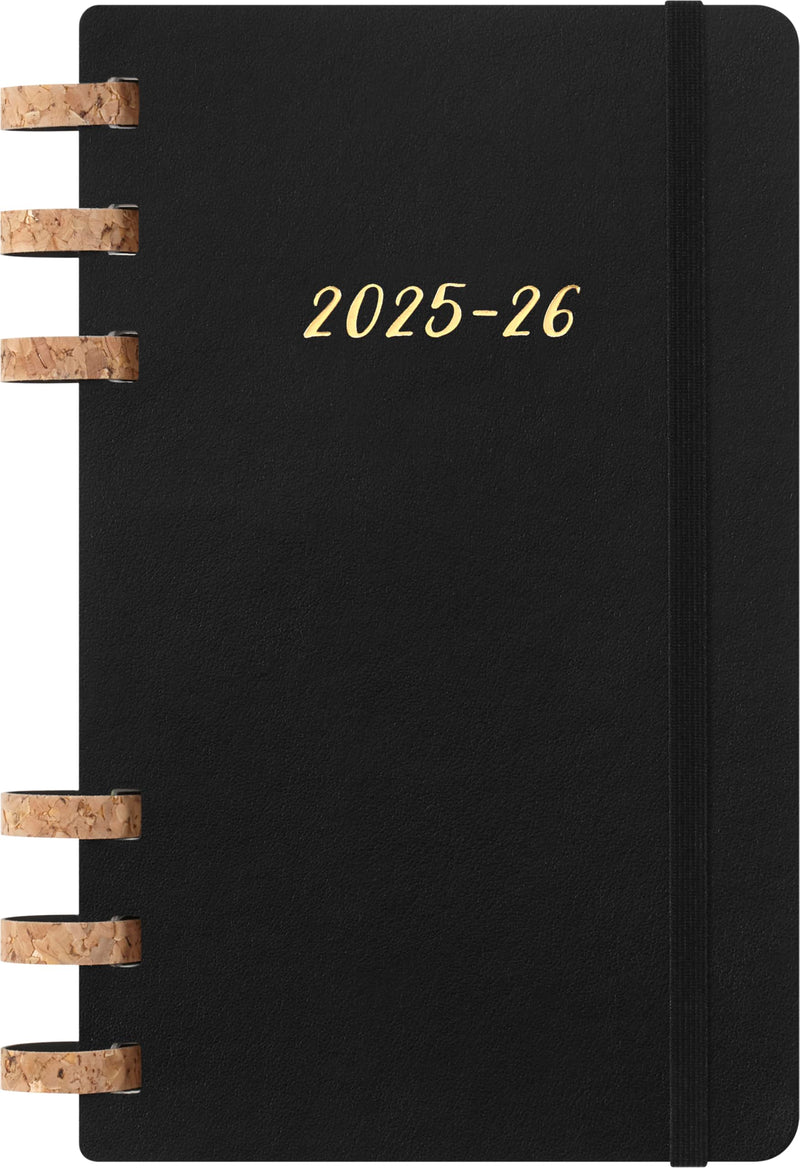 Moleskine Student Life Planner 2025-26, week- en maandplanner, 12 maanden, met zachte omslag, zwart, groot formaat, 15 x 21 cm