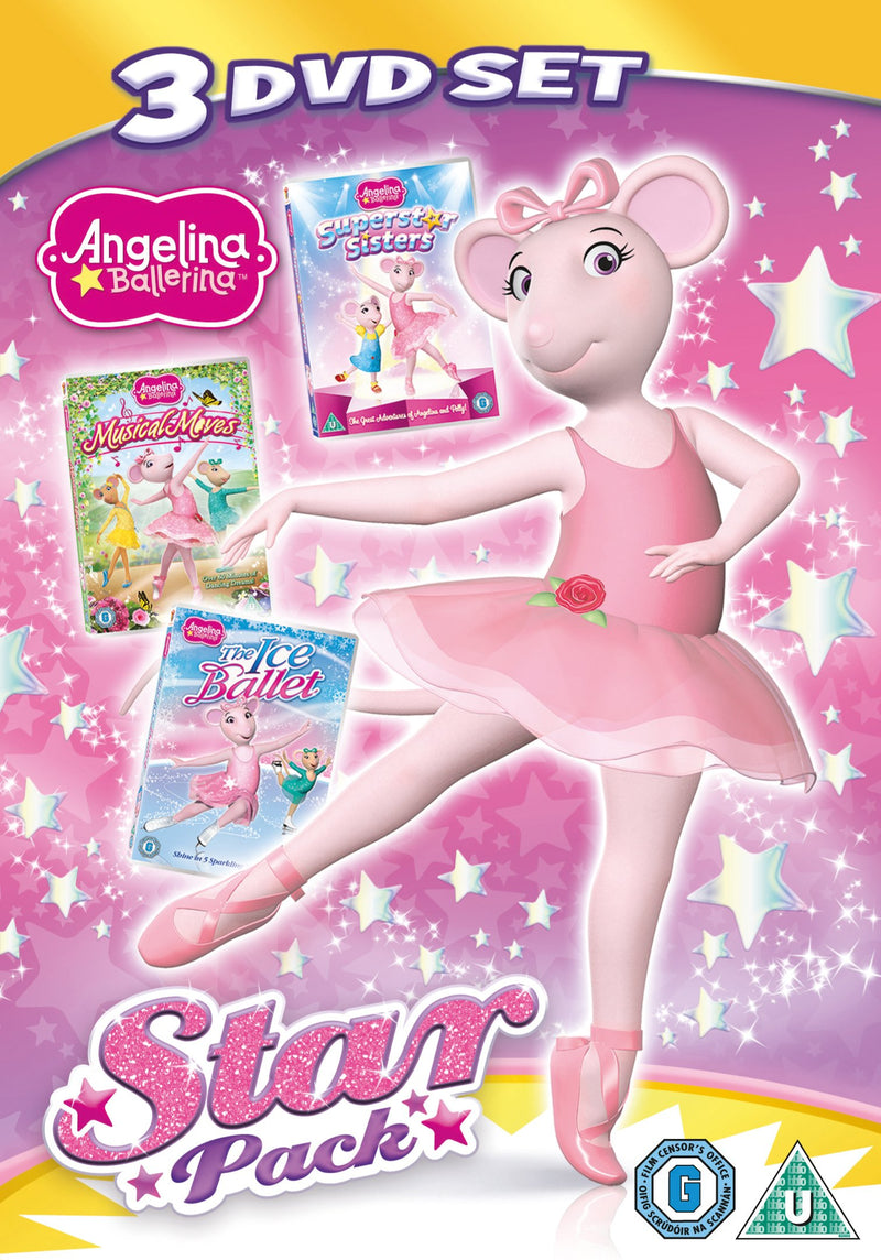 Angelina Ballerina: Star Pack (Triple Pack: Superstar Sisters/Musical Moves/The Ice Ballet)