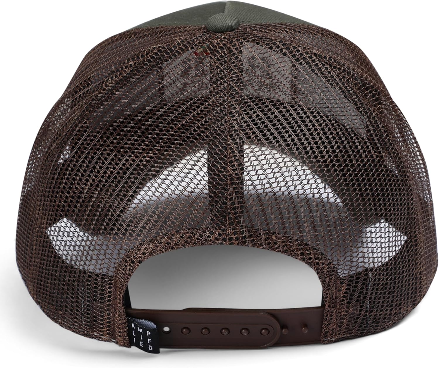 Amplified Trucker Baseball Cap with Adjustable Snapback Closure, Breathable