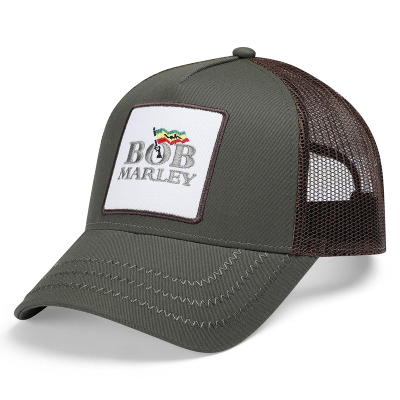 Amplified Trucker Baseball Cap with Adjustable Snapback Closure, Breathable
