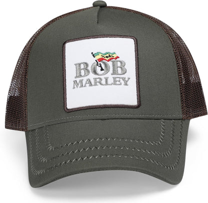Amplified Trucker Baseball Cap with Adjustable Snapback Closure, Breathable