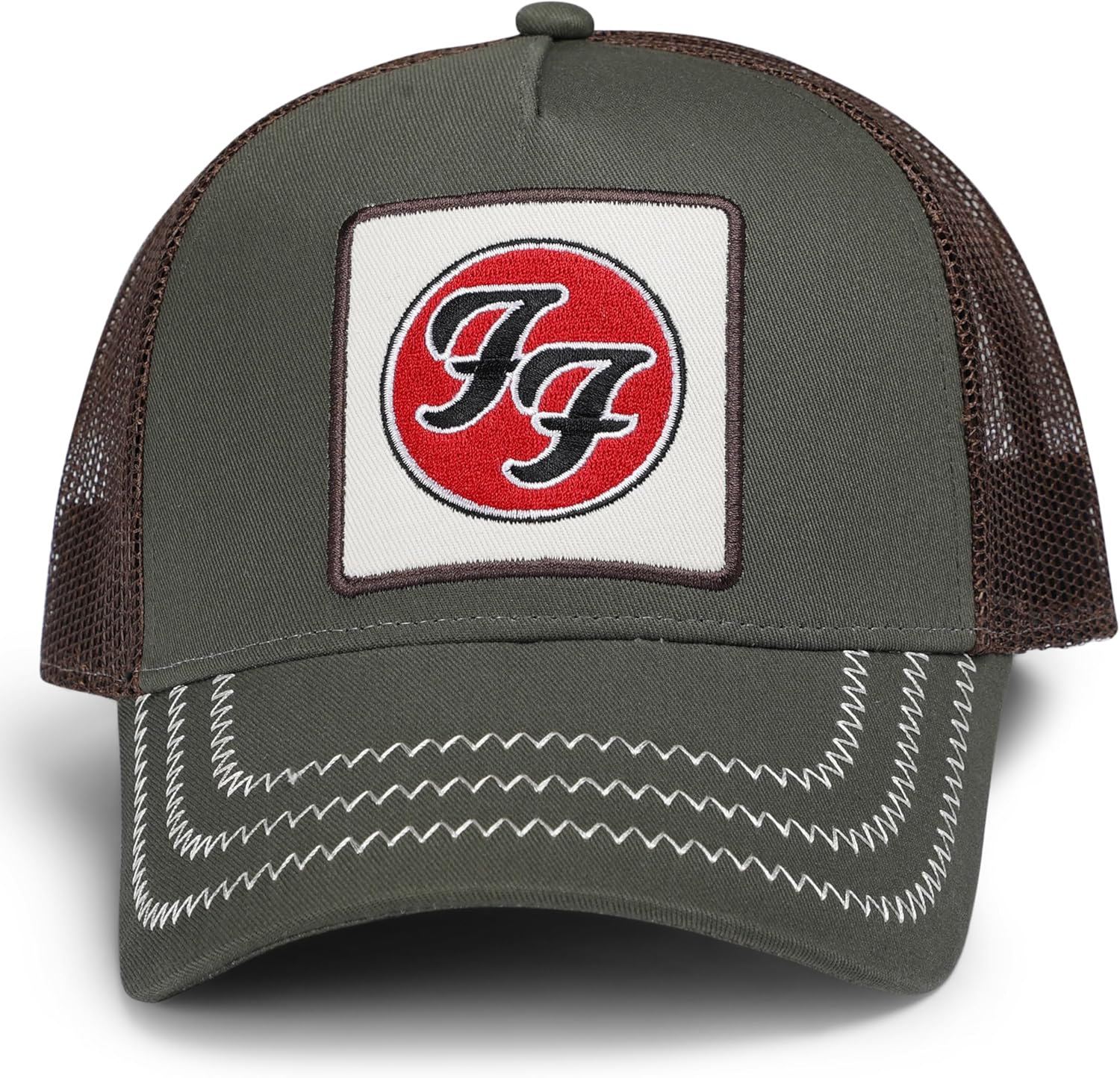 Amplified Trucker Baseball Cap with Adjustable Snapback Closure, Breathable