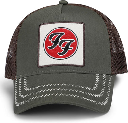 Amplified Trucker Baseball Cap with Adjustable Snapback Closure, Breathable