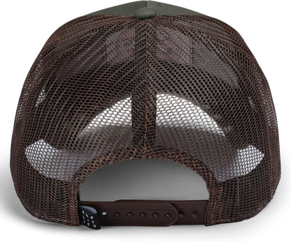 Amplified Trucker Baseball Cap with Adjustable Snapback Closure, Breathable