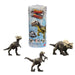 Mattel Jurassic World Dino Reveal Dinosaur Toys, Unpack Surprise & Warm Water Uncovers Full Decoration, 5 to 7 Inches, Species Vary, JDC52