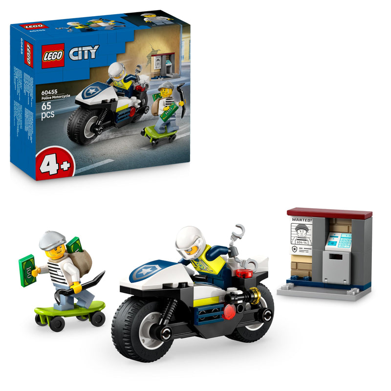 Lego: 60455 - City Police - Inseguimento Della Moto Della Polizia