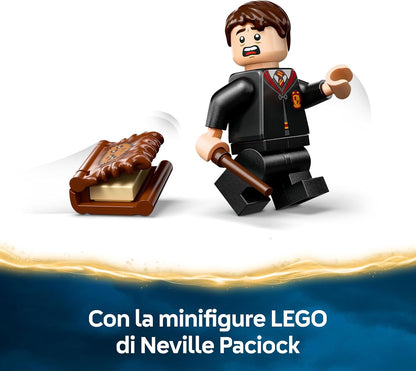 LEGO Harry Potter Chomping Monster Book Of Monsters – Interactive Toy with Pull-Back Motor & Chomping Mouth – incl. Neville Longbottom Minifigure - Gift for 9+ Year Old Boys, Girls & Fans - 76449