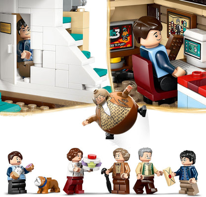LEGO Harry Potter Privet Drive: Aunt Marge's Visit – Toy House with a Detailed Interior, 5 Minifigures & Inflated Aunt Marge Figure - Prisoner of Azkaban Gift for 8+ Year Old Girls & Boys - 76451
