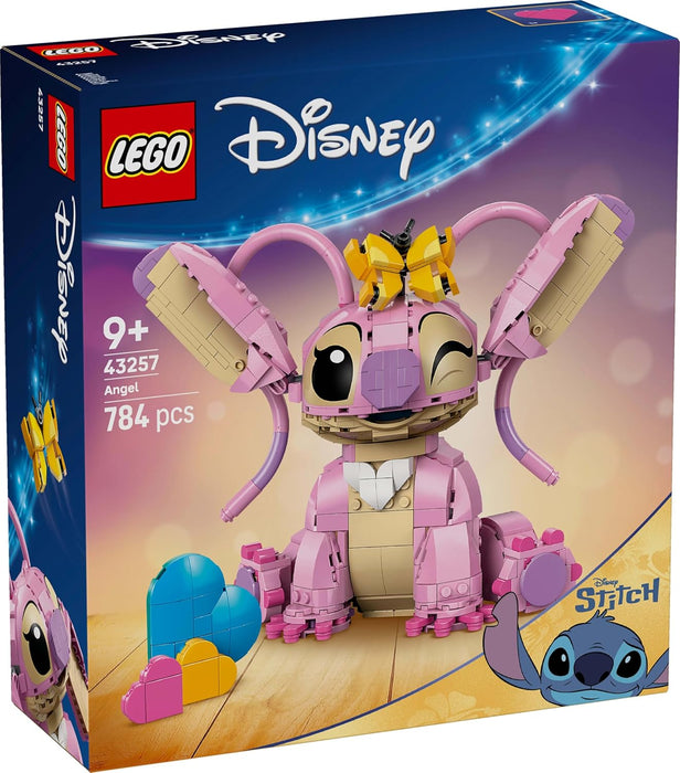LEGO | Disney Angel - Lilo & Stitch Building Toy - Brick Built Display Figure with 3 Heart Balloons & a Butterfly - Gift for 9+ Year Old Girls, Boys and Adult Fans - 43257