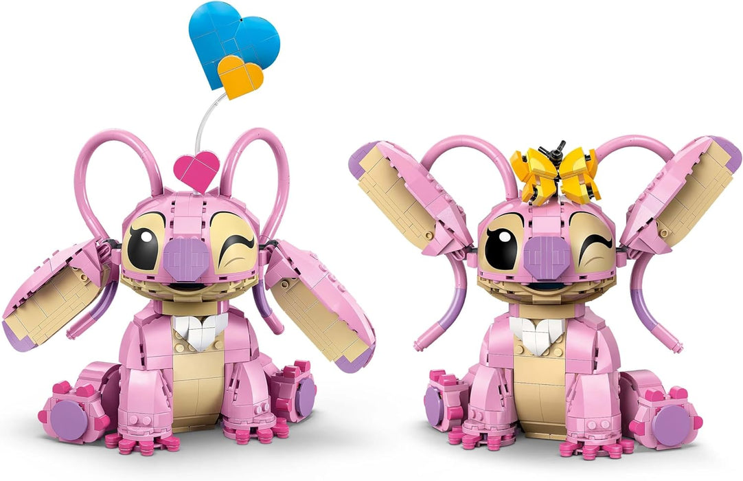 LEGO | Disney Angel - Lilo & Stitch Building Toy - Brick Built Display Figure with 3 Heart Balloons & a Butterfly - Gift for 9+ Year Old Girls, Boys and Adult Fans - 43257