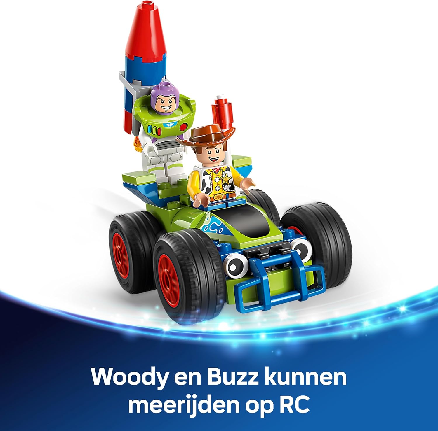 LEGO ǀ Disney and Pixar’s Toy Story Celebration Train & RC Car Toy - incl. Woody, Buzz Lightyear, Jessie & Bo Peep Minifigures - Creative Gift for 4+ Year Old Boys & Girls - 43264
