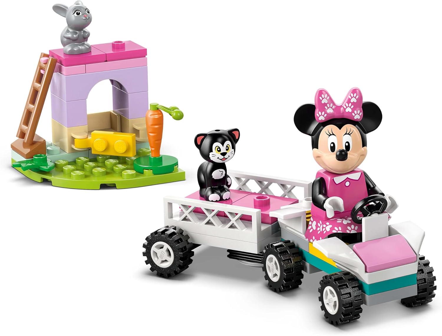 LEGO ǀ Disney Minnie’s Pet Hotel Building Toy with Minnie Mouse & Daisy Duck Mini Dolls, plus 3 Animal Figures - Gift for 4+ Year Old Girls & Mickey Mouse Clubhouse Fans - 43274
