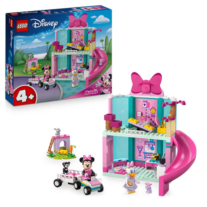 LEGO ǀ Disney Minnie’s Pet Hotel Building Toy with Minnie Mouse & Daisy Duck Mini Dolls, plus 3 Animal Figures - Gift for 4+ Year Old Girls & Mickey Mouse Clubhouse Fans - 43274