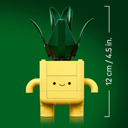 LEGO Botanicals Fröhliche Pflanzen - Spielzeug für Kinder mit 2 künstlichen Pflanzen, 2 bunten Blumentöpfen & austauschbaren Cartoon-Gesichtern – Geschenk für Mädchen und Teenager ab 9 Jahren – 10349