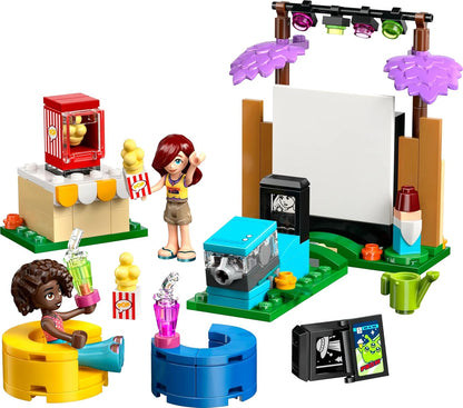LEGO Friends Friendship Movie Night Toy for 6+ Year Old Girls - incl. 2 Mini Dolls, a Screen and a Light Brick Projector - Creative Building Set - 42642