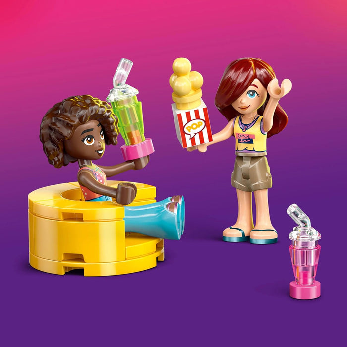 LEGO Friends Friendship Movie Night Toy for 6+ Year Old Girls - incl. 2 Mini Dolls, a Screen and a Light Brick Projector - Creative Building Set - 42642