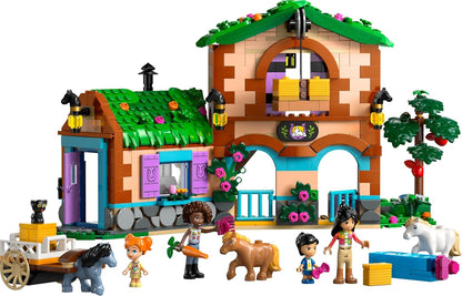 LEGO Friends Pony Ranch & Stable Toy - incl. 3 Horse Animal Figures, 4 Mini Dolls and a Cat, plus fun Accessories - Creative Gift for 7+ Year Old Girls - 42654