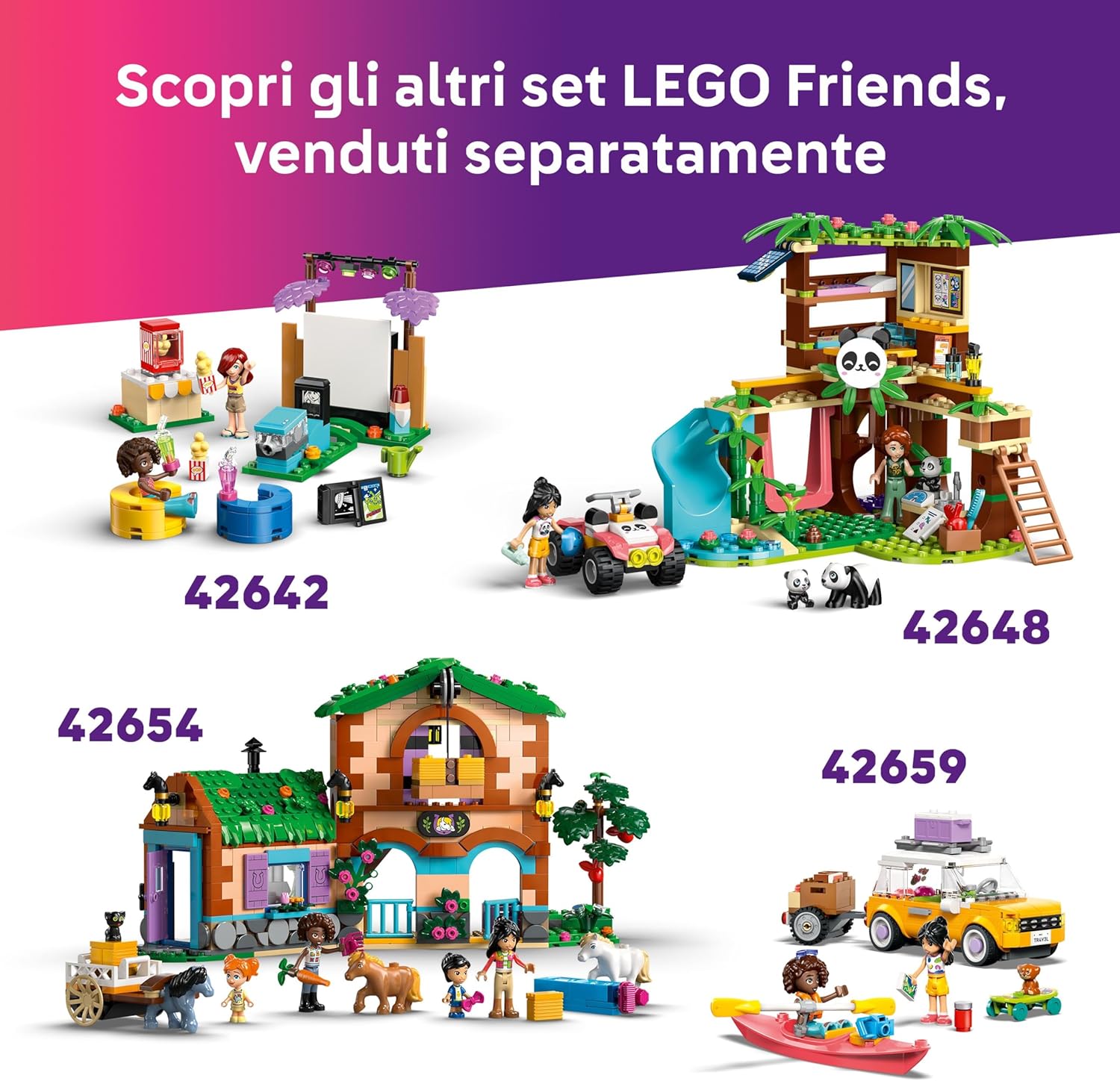 LEGO Friends Puppy Playground Toy - incl. a Park with a Slide, 2 Mini Dolls & 3 Pet Dog Animal Figures, plus Accessories - Creative Gift for 4+ Year Old Girls - 42665