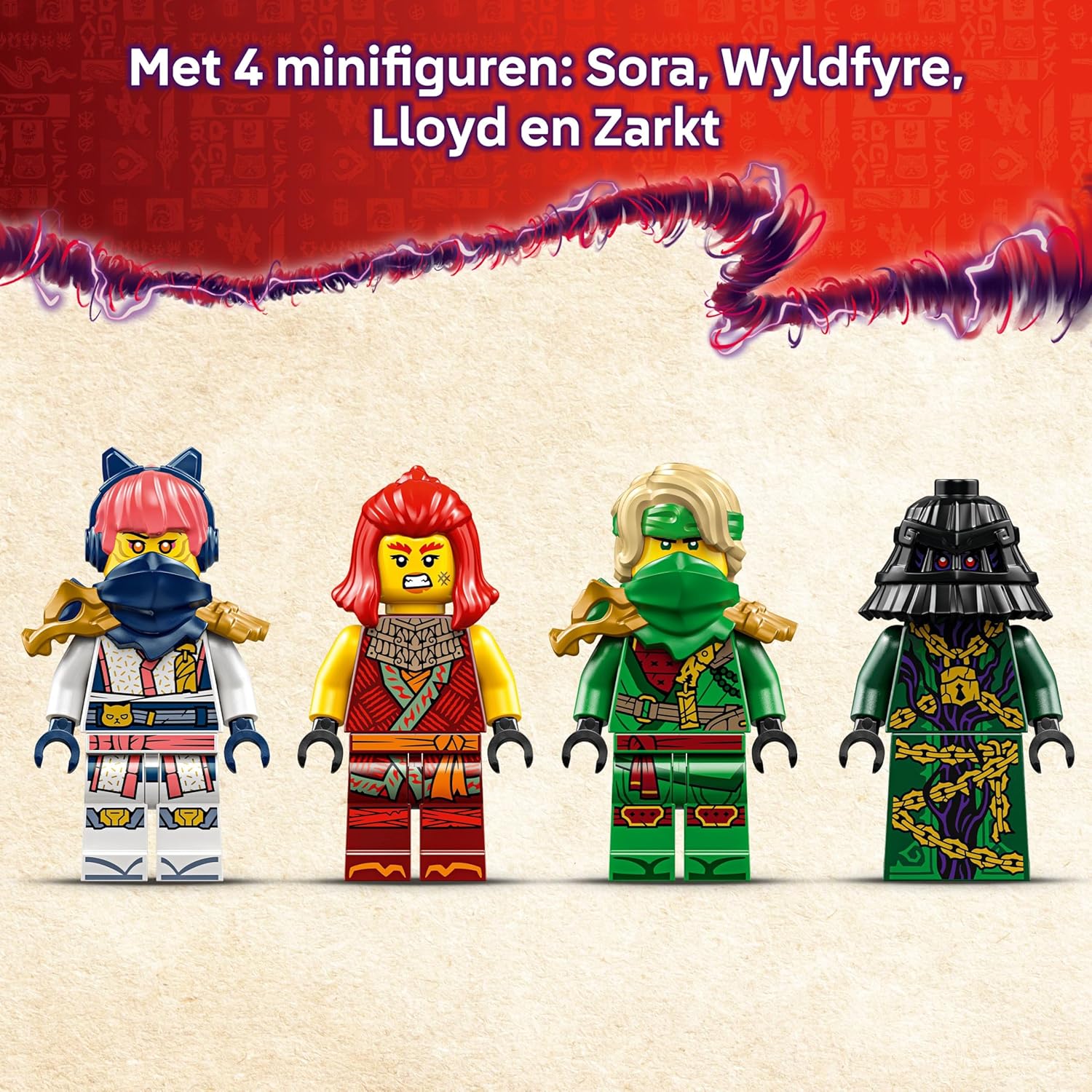 LEGO NINJAGO Rontu the Master Dragon Toy - Posable Dragon Figure with Stud Shooters - incl. Lloyd, Sora & Wyldfyre Minifigures - Gift for 7+ Year Old Boys - 71842
