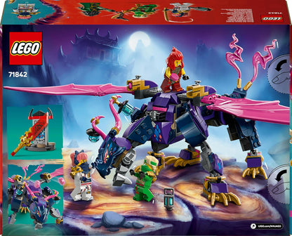 LEGO NINJAGO Rontu the Master Dragon Toy - Posable Dragon Figure with Stud Shooters - incl. Lloyd, Sora & Wyldfyre Minifigures - Gift for 7+ Year Old Boys - 71842