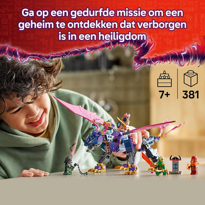 LEGO NINJAGO Rontu the Master Dragon Toy - Posable Dragon Figure with Stud Shooters - incl. Lloyd, Sora & Wyldfyre Minifigures - Gift for 7+ Year Old Boys - 71842