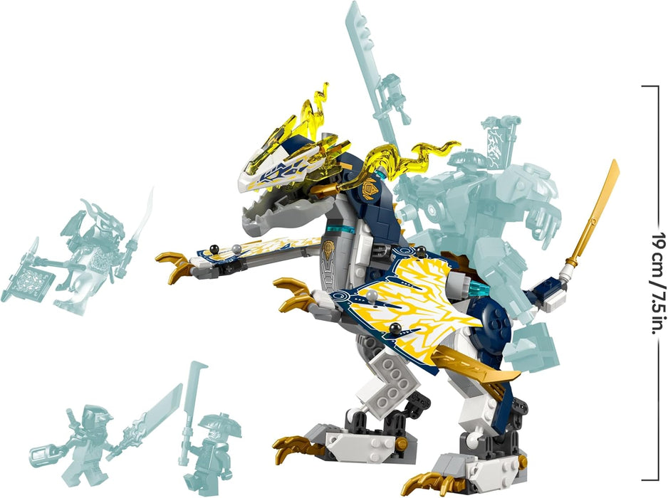 LEGO NINJAGO Rogue's Mech Dragon Rider - Ninja Toy with Posable Dragon & Mech Figures - 4 Minifigures, incl. Lloyd & Arin plus a Reveal Sword - Gift for 8+ Year Old Boys & Dragons Rising Fans - 71843