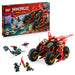 LEGO Ninjago Le Véhicule De Combat des Ninjas - Jeu De Construction Modulable en 2 Motos Ninjas & 1 Jet - 6 Minifigurines Dont Kai & Cole - Cadeau pour Garçon Dès 8 Ans & Fans De La Série TV 71844