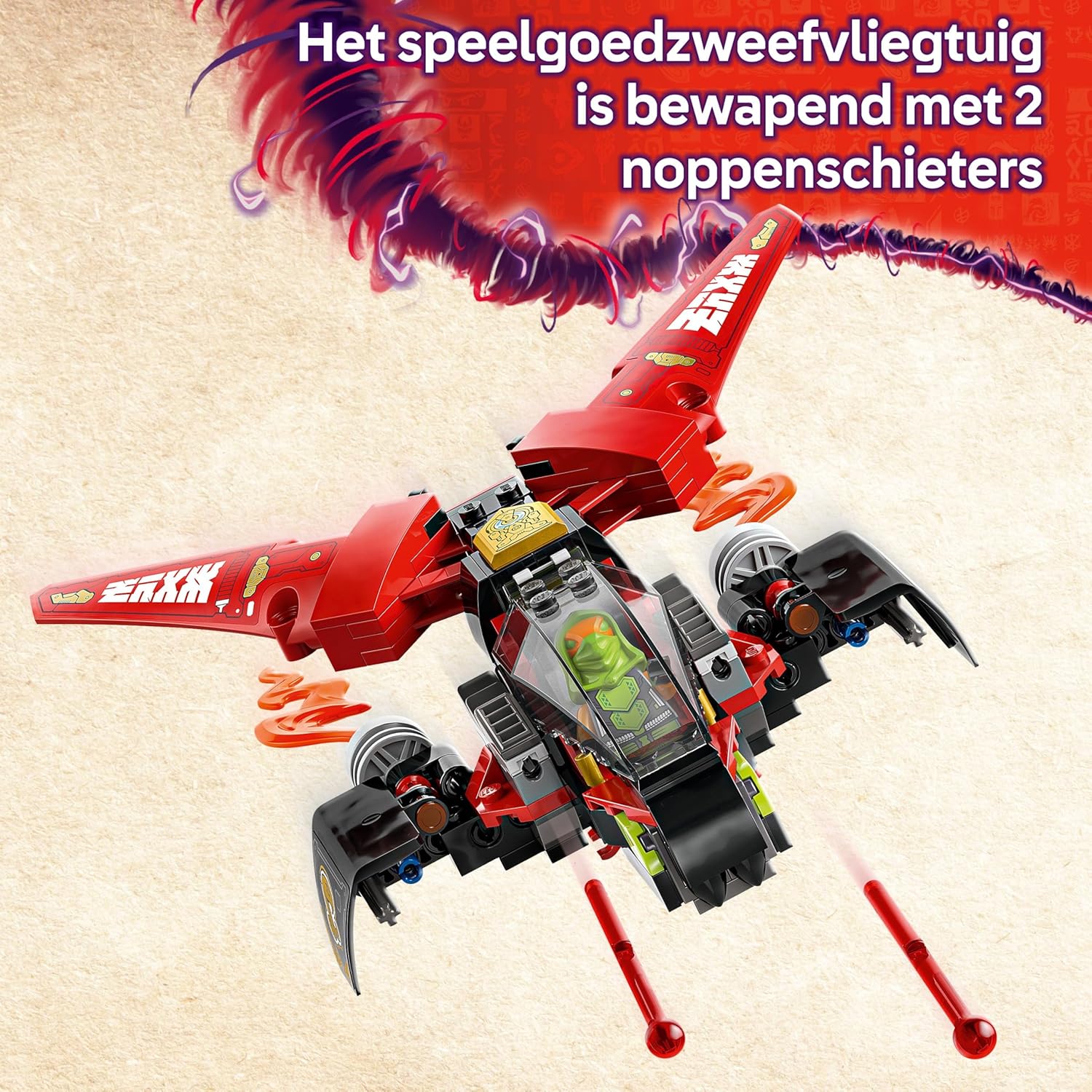 LEGO Ninjago Le Véhicule De Combat des Ninjas - Jeu De Construction Modulable en 2 Motos Ninjas & 1 Jet - 6 Minifigurines Dont Kai & Cole - Cadeau pour Garçon Dès 8 Ans & Fans De La Série TV 71844