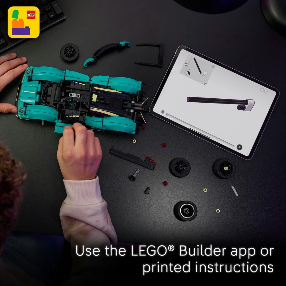 LEGO Technic Aston Martin Valkyrie Buildable Car Model Kit, Vehicle Toy for Kids, Creative Gift for Boys and Girls Aged 9 and over 42208