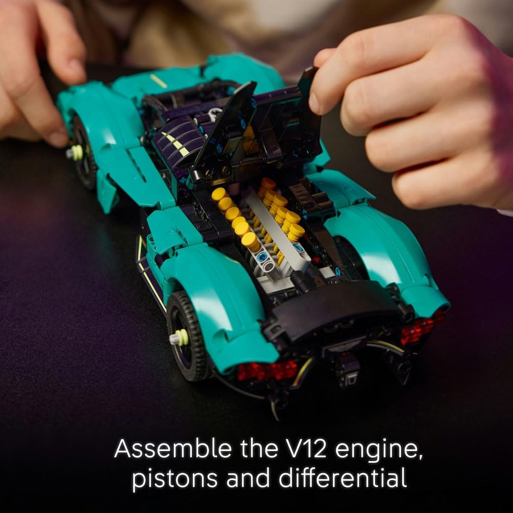 LEGO Technic Aston Martin Valkyrie Buildable Car Model Kit, Vehicle Toy for Kids, Creative Gift for Boys and Girls Aged 9 and over 42208