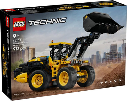 LEGO Technic Volvo L120 Electric Wheel Loader - Construction Vehicle Toy with Articulated Steering and Moving Shovel - Birthday Gift for 9+ Year Old Boys - 42209