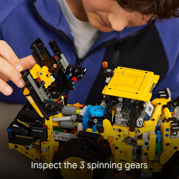 LEGO Technic Volvo L120 Electric Wheel Loader Construction Toy, Vehicle Set Model, Buildable Engineering Gift for Kids, Loading Shovel for Boys and Girls Aged 9 and over 42209