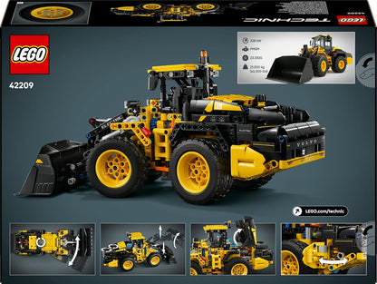 LEGO Technic Volvo L120 Electric Wheel Loader - Construction Vehicle Toy with Articulated Steering and Moving Shovel - Birthday Gift for 9+ Year Old Boys - 42209