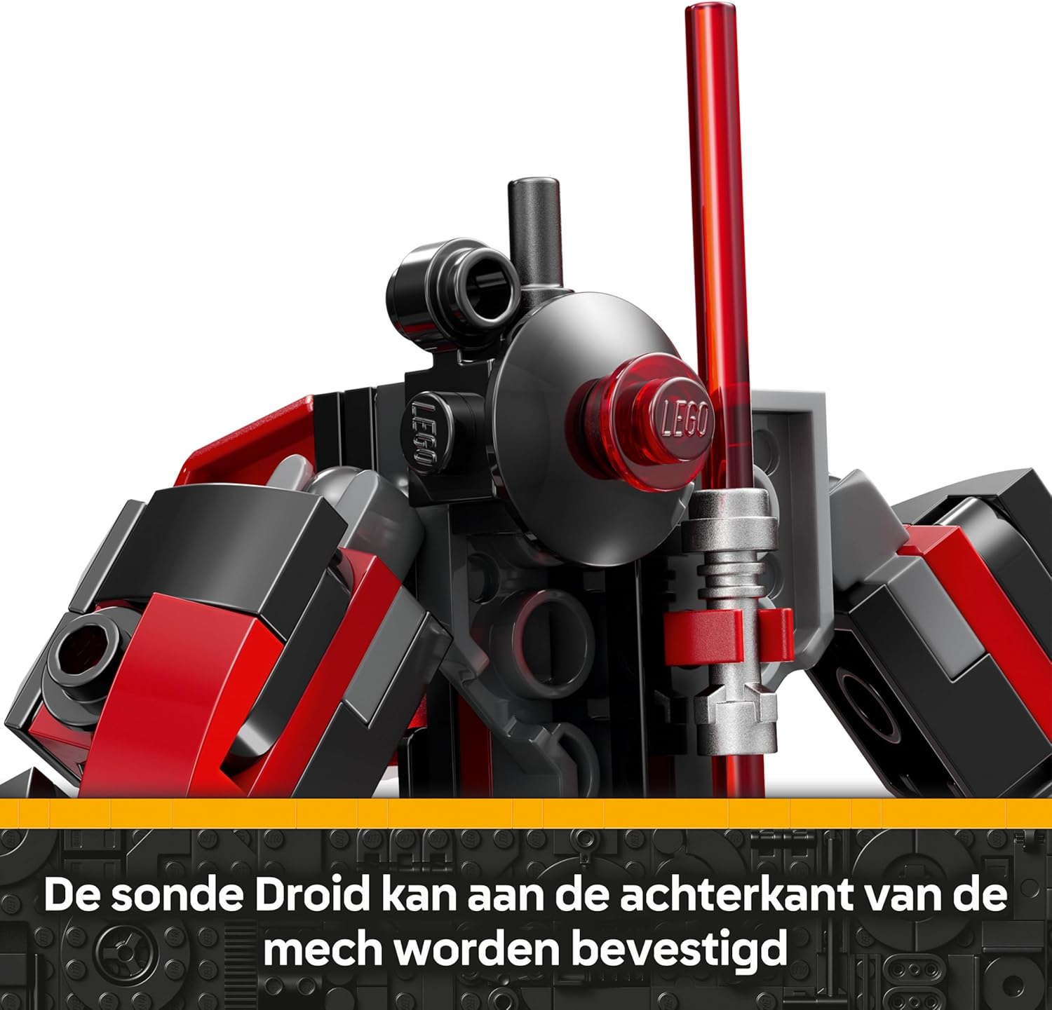 LEGO Star Wars: The Clone Wars Darth Maul Mech Building Toy for Boys, Girls, Fans and Fantasy Lovers Aged 6 Years Old Plus, Gift Idea for Kids, Includes a Large Double-Bladed Red Lightsaber 75411