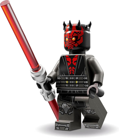 LEGO Star Wars: The Clone Wars Darth Maul Mech Building Toy for Boys, Girls, Fans and Fantasy Lovers Aged 6 Years Old Plus, Gift Idea for Kids, Includes a Large Double-Bladed Red Lightsaber 75411