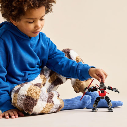 LEGO Star Wars: The Clone Wars Darth Maul Mech Building Toy for Boys, Girls, Fans and Fantasy Lovers Aged 6 Years Old Plus, Gift Idea for Kids, Includes a Large Double-Bladed Red Lightsaber 75411