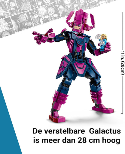 LEGO Marvel Fantastic Four vs. Galactus Construction Figure - Building Toy with Reed Richards, Invisible Woman, The Thing & Human Torch Minifigures - Movie Set for 9+ Year Old Boys & Girls - 76316