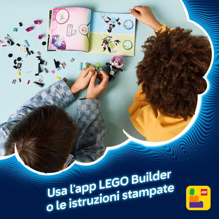 LEGO DREAMZzz 2in1 Mateo vs. Cyber Brain Mech - Modular Robot Toy for 8+ Year Old Boys & Girls - Rebuilds into a Scorpion Figure - incl. a Minifigure and a Dreamling - Creative Gift Idea 71495