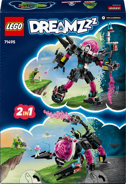 LEGO DREAMZzz 2in1 Mateo vs. Cyber Brain Mech - Modular Robot Toy for 8+ Year Old Boys & Girls - Rebuilds into a Scorpion Figure - incl. a Minifigure and a Dreamling - Creative Gift Idea 71495